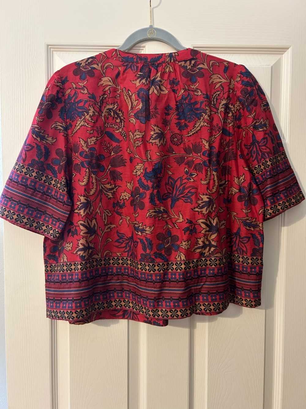 Evereve Maxine Split Neck Blouse - Picture 5 of 8